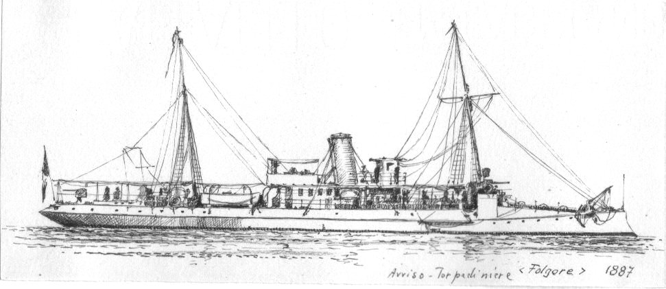 1887 - Avviso - torpediniera 'Folgore'